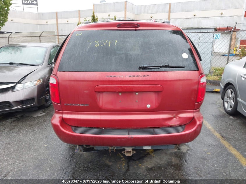 2007 Dodge Grand Caravan Se VIN: 1D4GP24R57B127410 Lot: 40078347