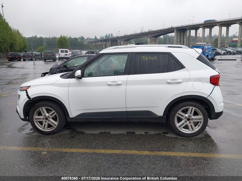 2021 Hyundai Venue VIN: KMHRC8A34MU102644 Lot: 40078365