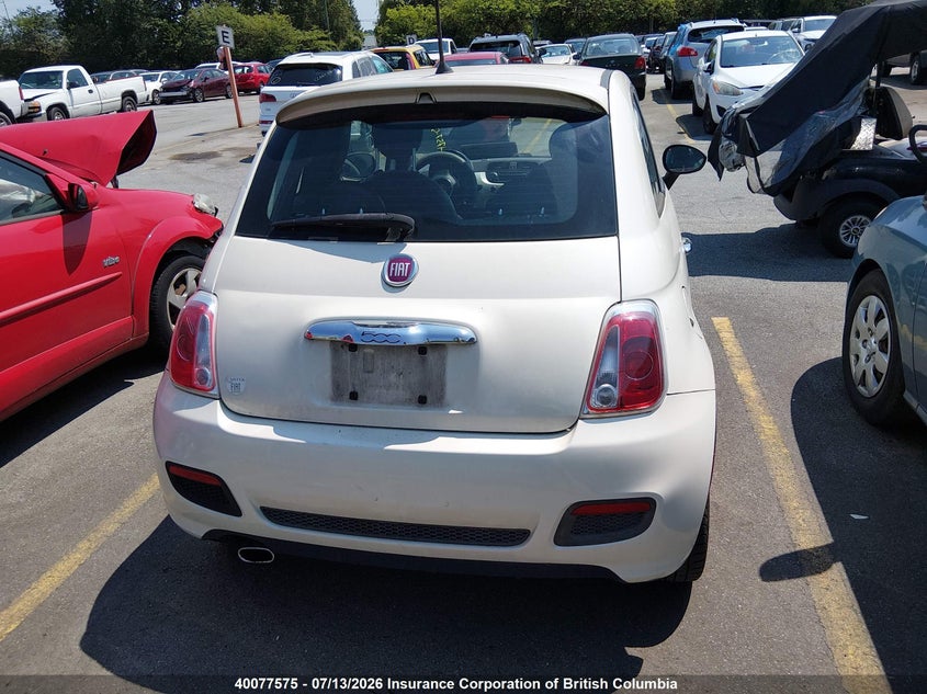 2013 Fiat 500 Sport VIN: 3C3CFFBR8DT686070 Lot: 40077575