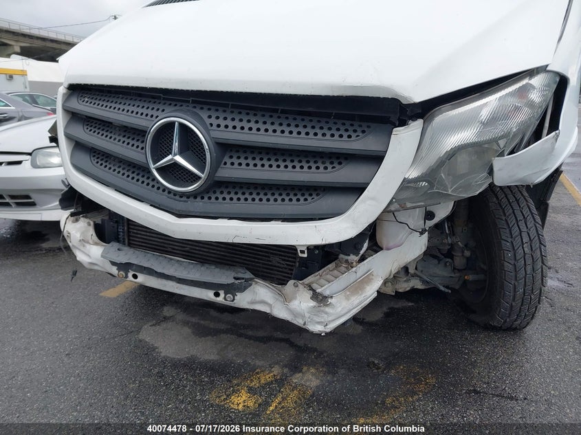 2016 Mercedes-Benz Sprinter 2500 VIN: WD3BE7CD3GP210752 Lot: 40074478