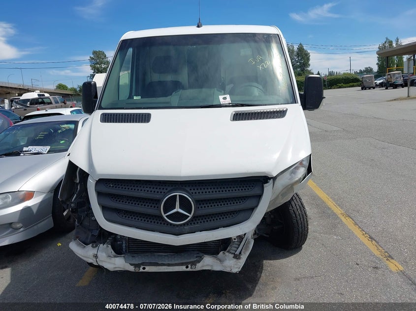 2016 Mercedes-Benz Sprinter 2500 VIN: WD3BE7CD3GP210752 Lot: 40074478