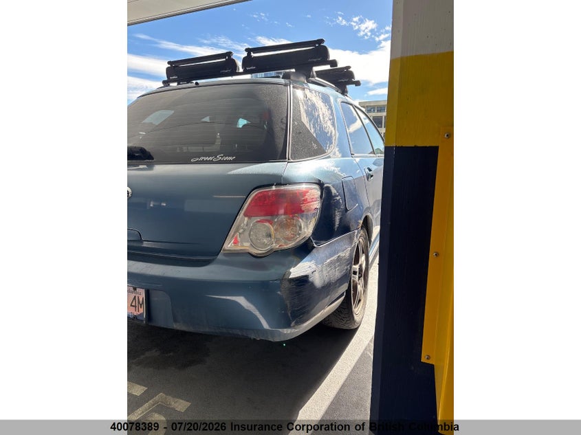 2007 Subaru Impreza 2.5I VIN: JF1GG61667G800776 Lot: 40078389