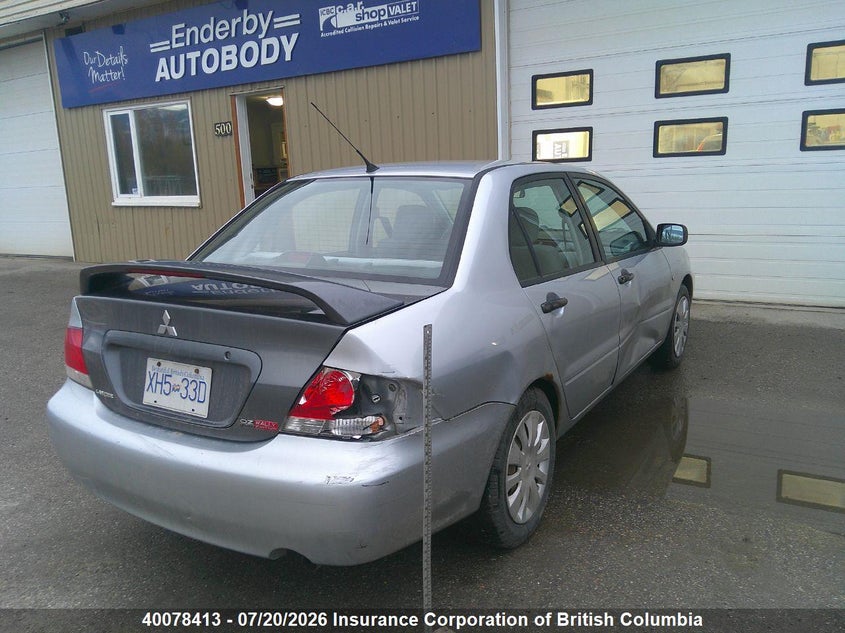 2006 Mitsubishi Lancer Es VIN: JA3AJ26E36U610099 Lot: 40078413