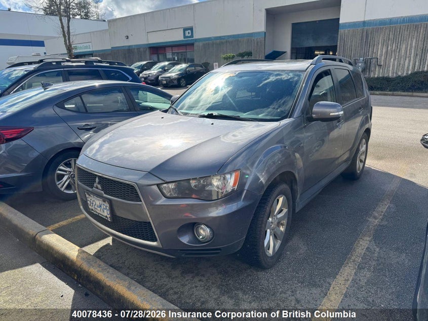 Vin: ja4jt3ax8cu607070, lot: 30095051, mitsubishi outlander ls 20122