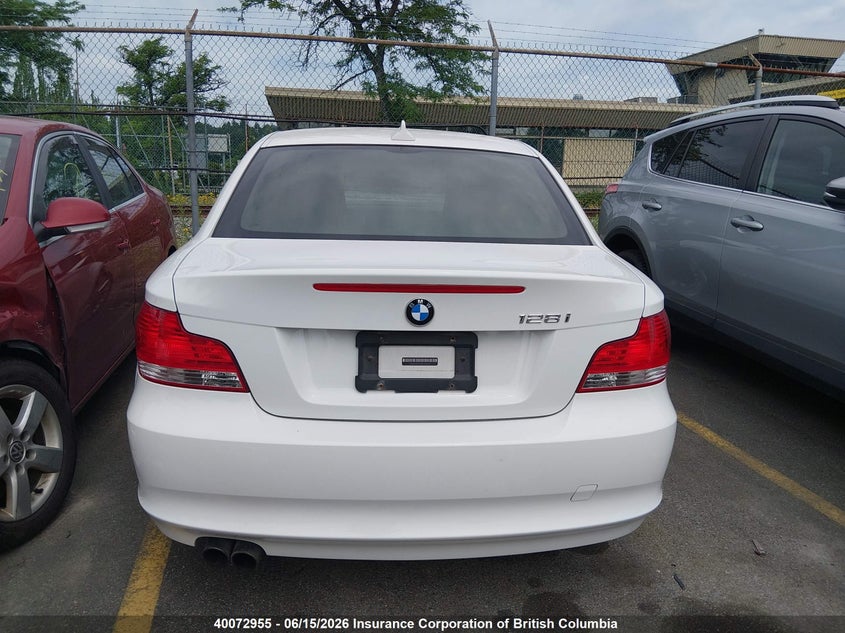 2011 BMW 128 I VIN: WBAUP7C52BVK77975 Lot: 40072955