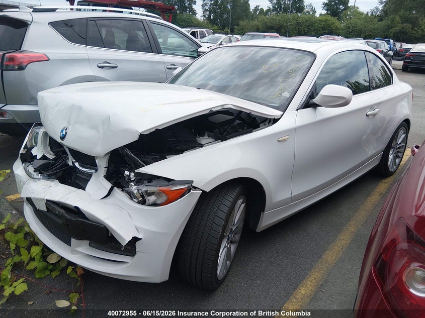 Vin: wbaup7c52bvk77975, lot: 30095058, bmw 128 i 20112