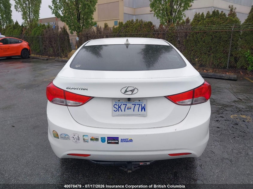 2013 Hyundai Elantra Gls/Limited VIN: 5NPDH4AE0DH275016 Lot: 40078479