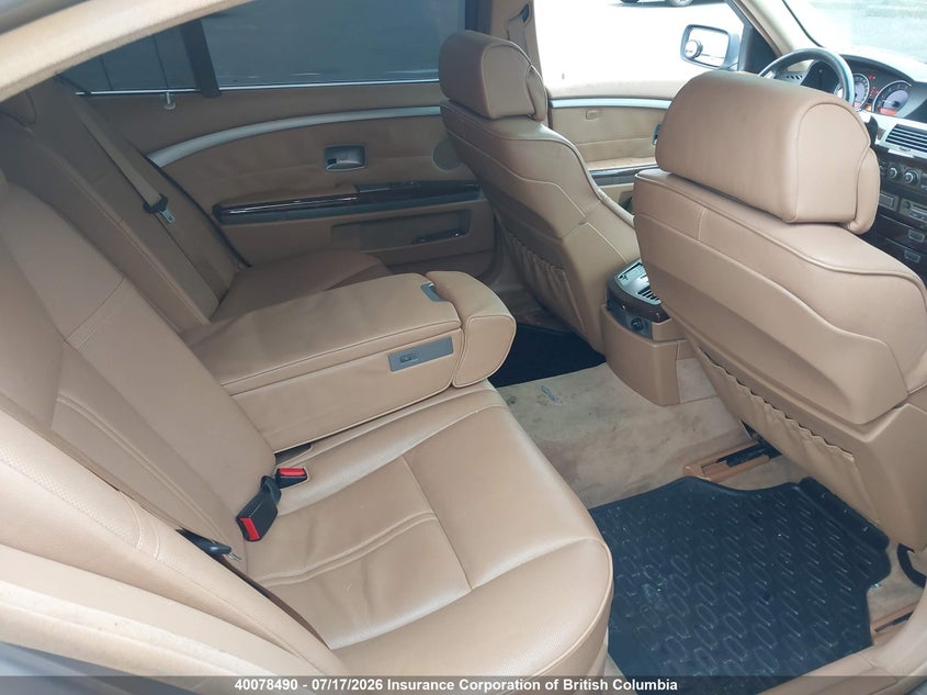 2006 BMW 750Li VIN: WBAHN83576DT31604 Lot: 40078490