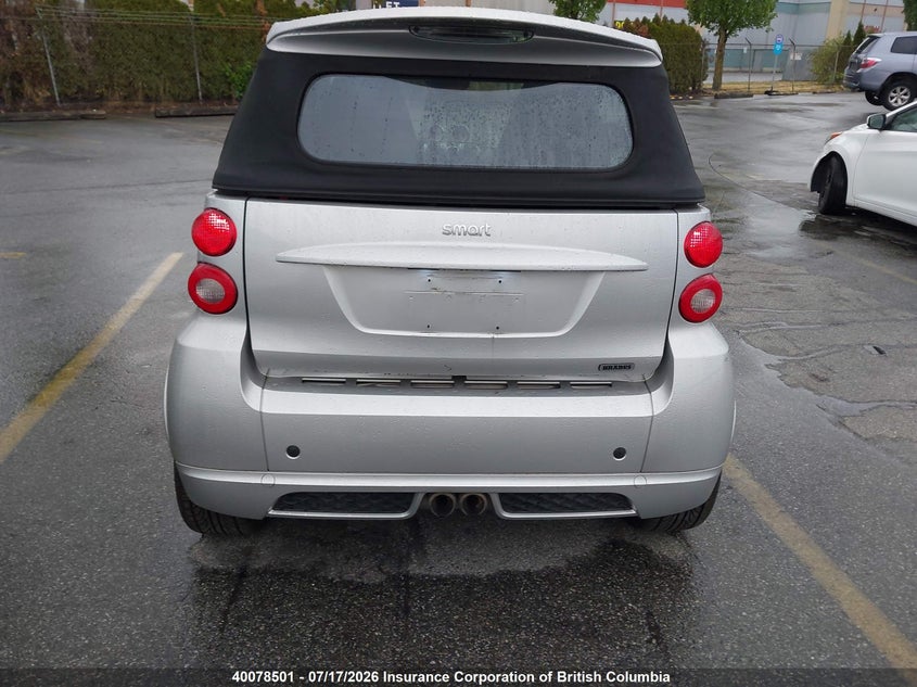 2009 Smart Fortwo Brabus/Passion VIN: WMEEK31X59K293832 Lot: 40078501