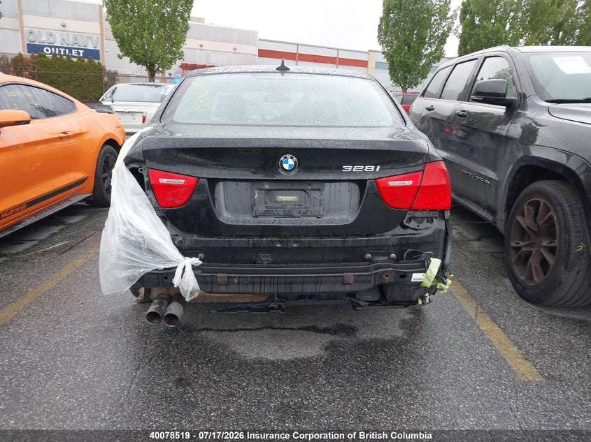 2011 BMW 328I VIN: WBAPK7C53BF085003 Lot: 40078519
