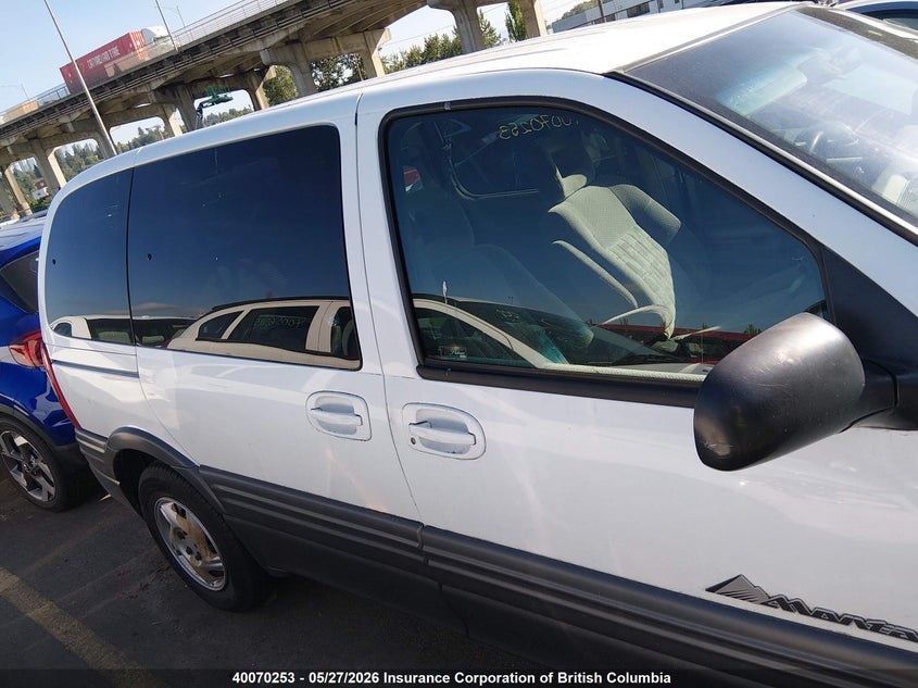 2001 Pontiac Montana VIN: 1GMDU03E01D304514 Lot: 40070253