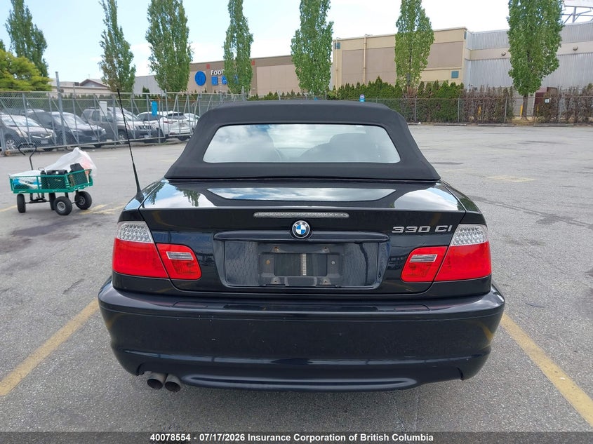 2005 BMW 330Ci VIN: WBABW53495PL50287 Lot: 40078554