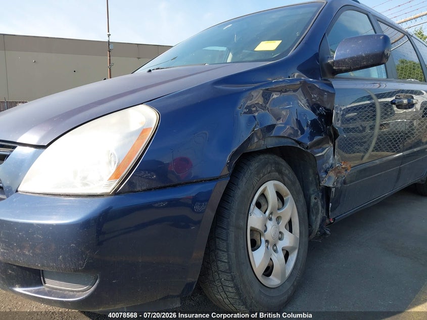2008 Kia Sedona Ex/Lx VIN: KNDMB233286260096 Lot: 40078568