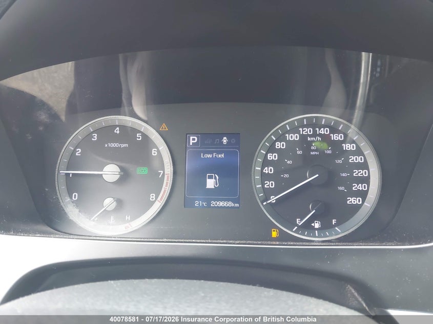 2015 Hyundai Sonata Gls VIN: 5NPE24AF5FH196197 Lot: 40078581