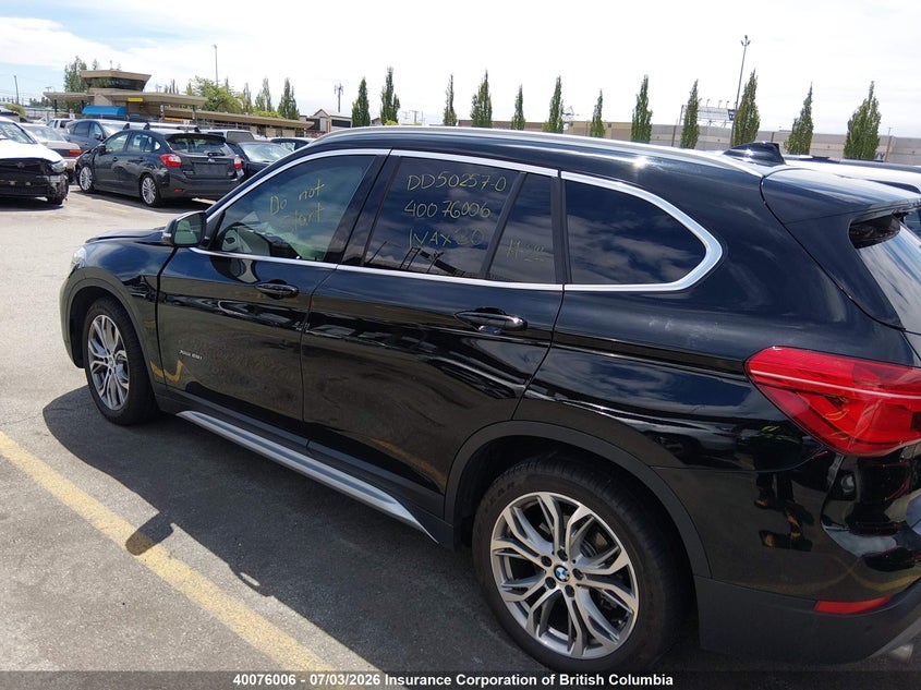 2017 BMW X1 xDrive28I VIN: WBXHT3C34H5F80939 Lot: 40076006