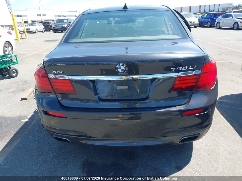 2013 BMW 750 Lxi VIN: WBAYF8C50DD140634 Lot: 40076609