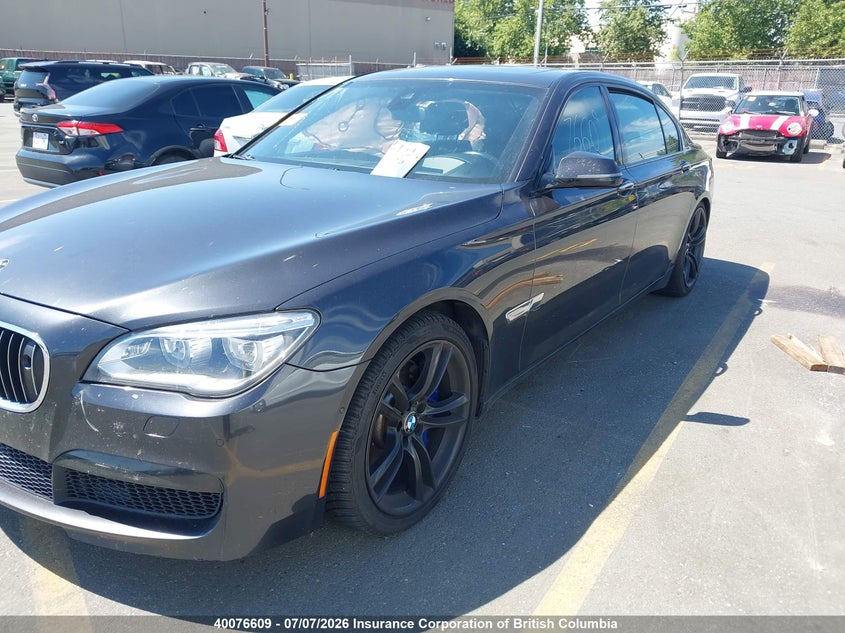 2013 BMW 750 Lxi VIN: WBAYF8C50DD140634 Lot: 40076609