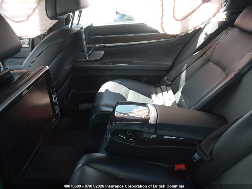 2013 BMW 750 Lxi VIN: WBAYF8C50DD140634 Lot: 40076609