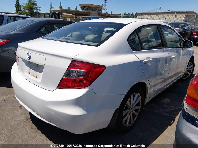 Vin: 2hgfb2f95ch054773, lot: 30095319, honda civic exl 20124