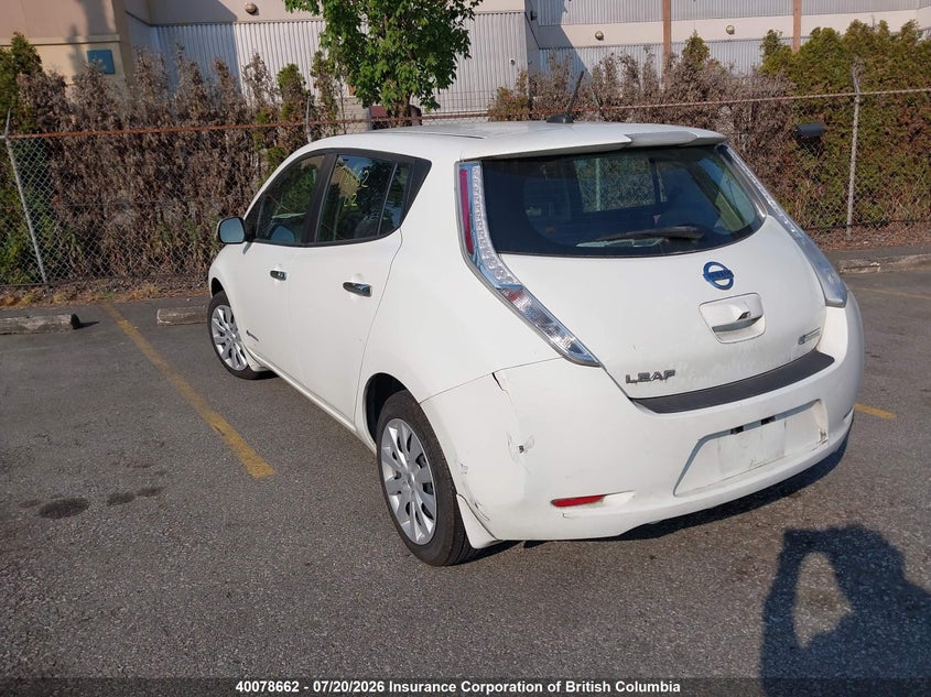 Vin: 1n4bz0cpxhc305402, lot: 30095322, nissan leaf 20173