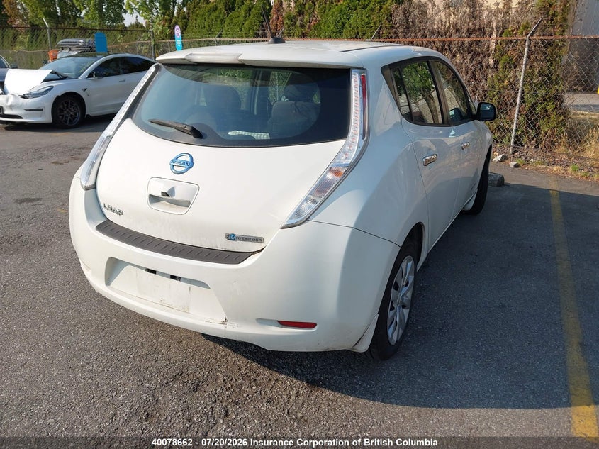 Vin: 1n4bz0cpxhc305402, lot: 30095322, nissan leaf 20174
