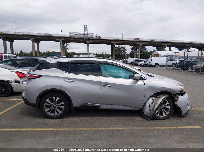 2015 Nissan Murano S/Sl/Sv/Platinum VIN: 5N1AZ2MH7FN277709 Lot: 40072141