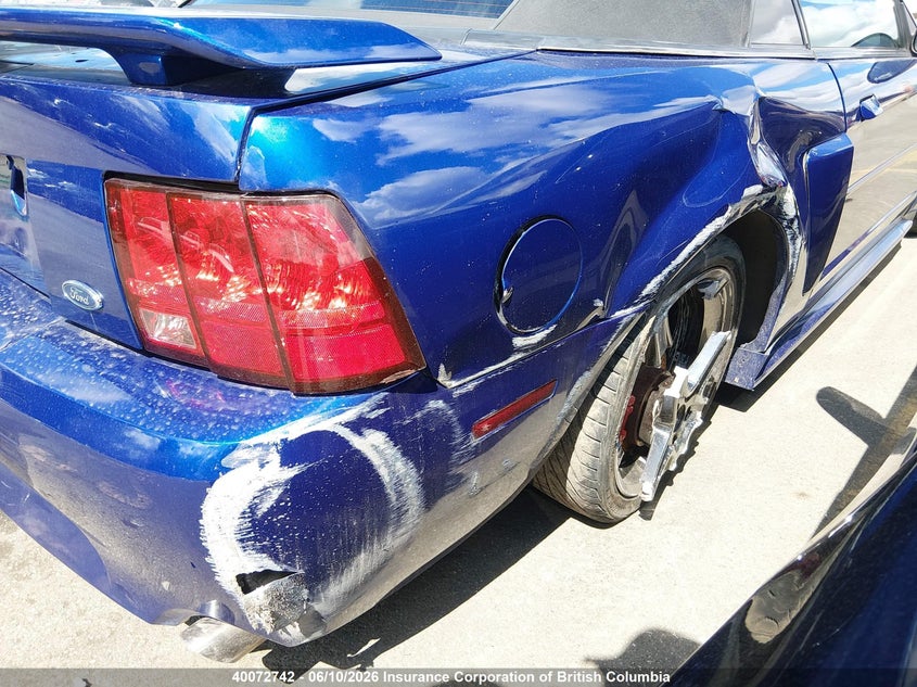 2002 Ford Mustang Gt VIN: 1FAFP45XX2F193346 Lot: 40072742