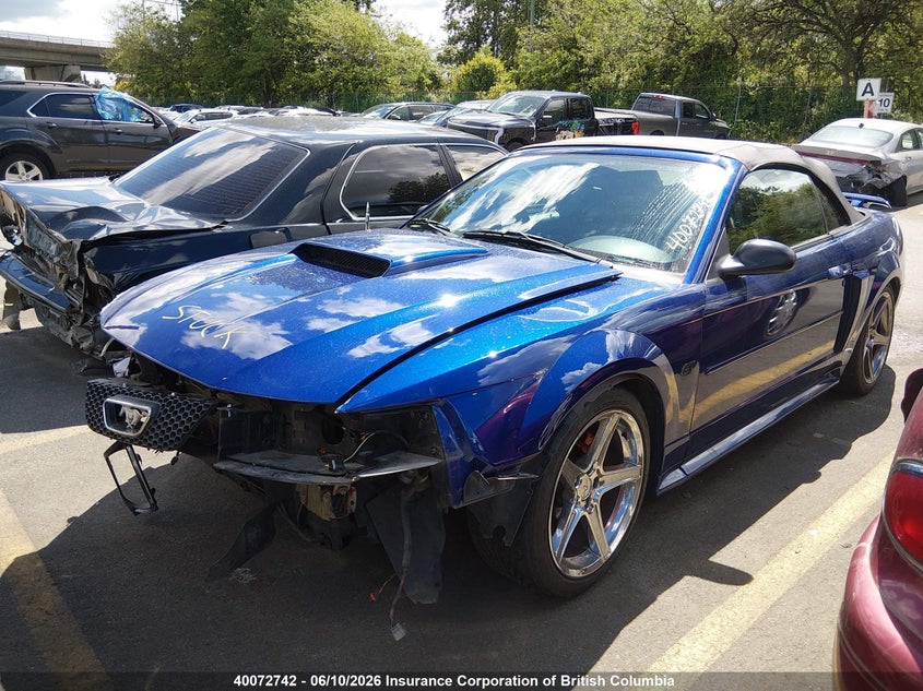 2002 Ford Mustang Gt VIN: 1FAFP45XX2F193346 Lot: 40072742