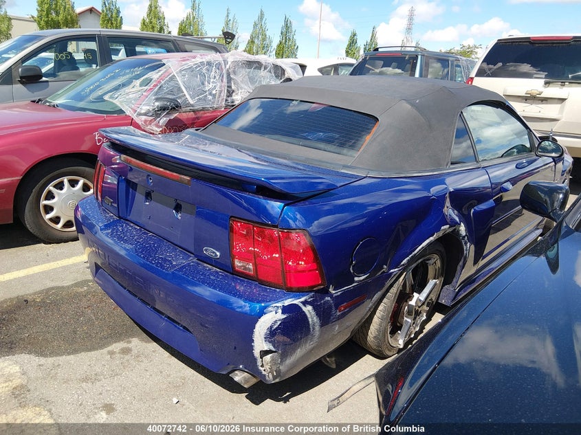 2002 Ford Mustang Gt VIN: 1FAFP45XX2F193346 Lot: 40072742