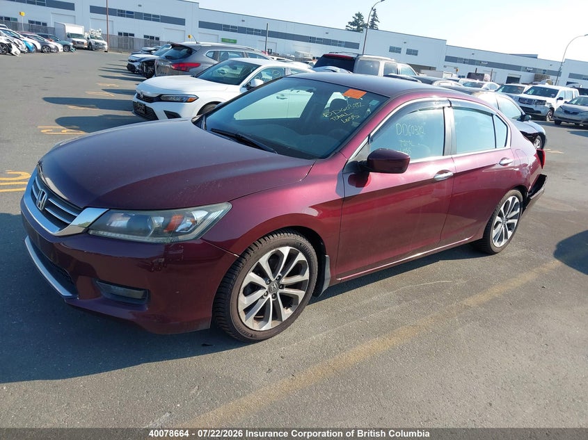 Vin: 1hgcr2f58da125301, lot: 30095344, honda accord sport 20132