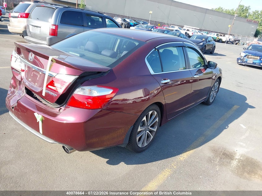 Vin: 1hgcr2f58da125301, lot: 30095344, honda accord sport 20134