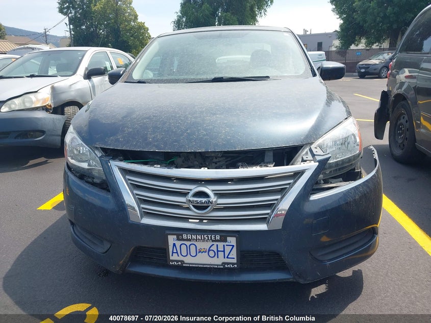 2013 Nissan Sentra S/Sv/Sr/Sl VIN: 3N1AB7AP7DL733693 Lot: 40078697