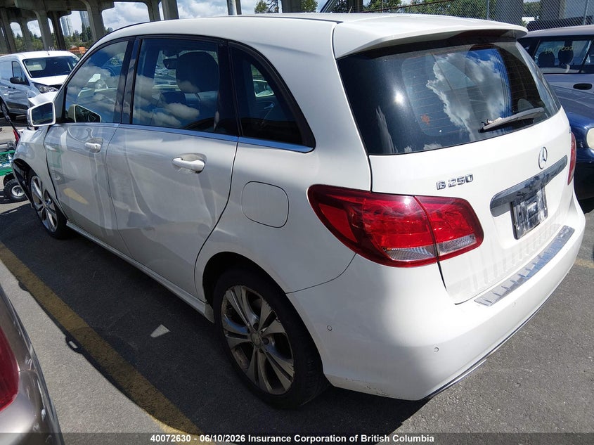 2015 Mercedes-Benz B 250 4Matic Sports Tourer VIN: WDDMH4GB4FJ361023 Lot: 40072630
