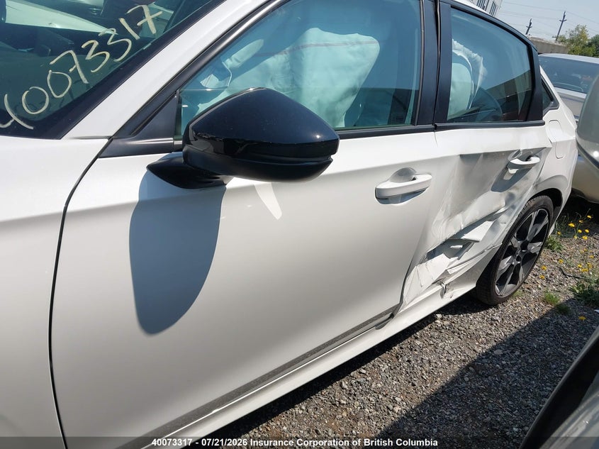 2025 Honda Civic Sport/Sport Touring VIN: 2HGFE4F88SH014471 Lot: 40073317