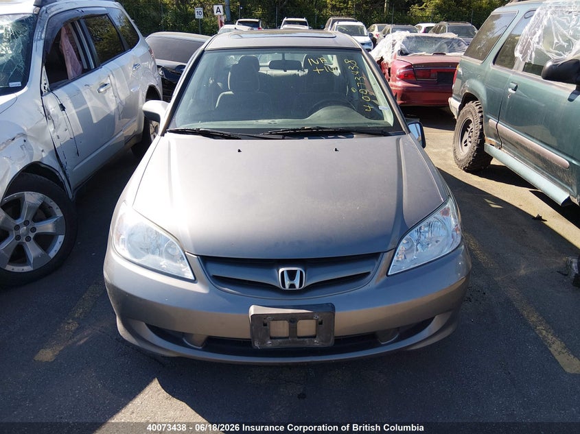 2005 Honda Civic Ex VIN: 2HGES16855H020588 Lot: 40073438