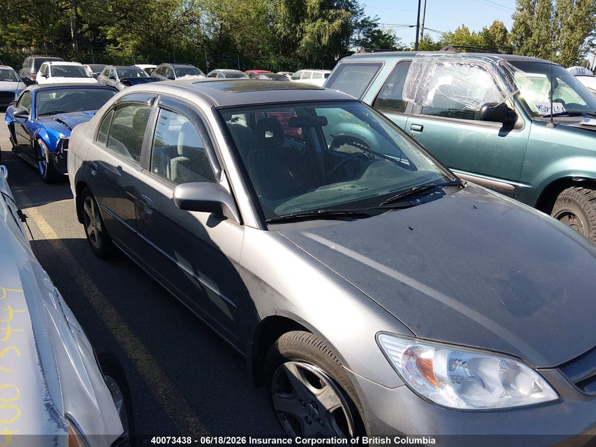 2005 Honda Civic Ex VIN: 2HGES16855H020588 Lot: 40073438