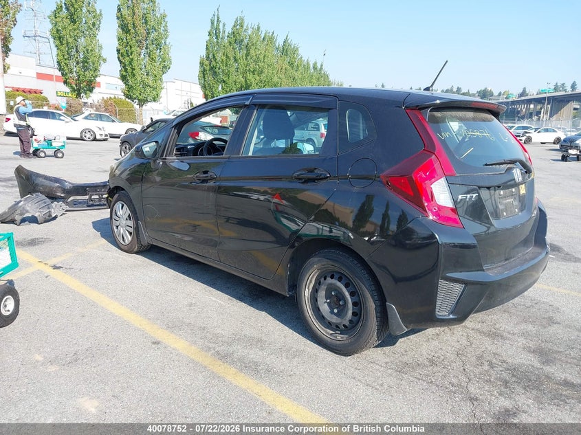 Vin: 3hggk5h50fm105876, lot: 30095459, honda fit 20153