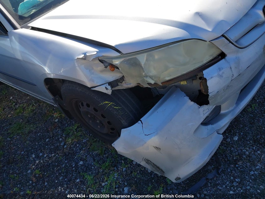 2005 Honda Civic Dx VIN: 2HGES16115H007386 Lot: 40074434