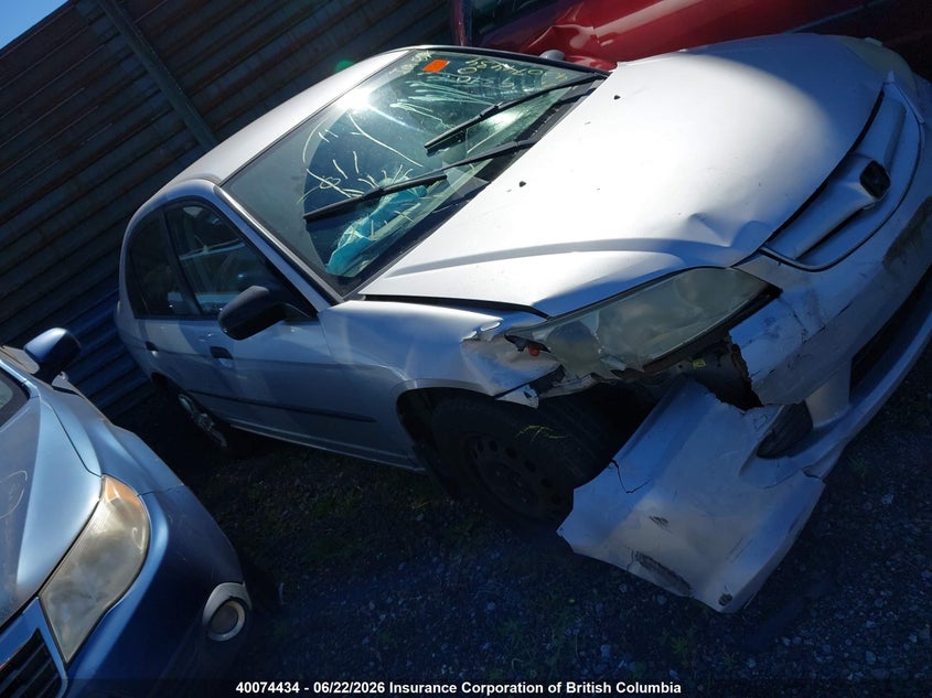 2005 Honda Civic Dx VIN: 2HGES16115H007386 Lot: 40074434