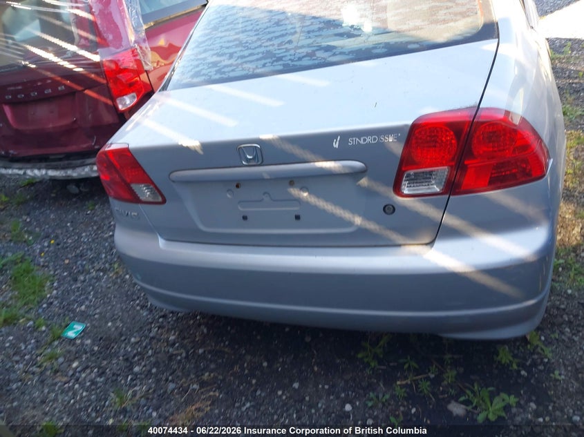 2005 Honda Civic Dx VIN: 2HGES16115H007386 Lot: 40074434