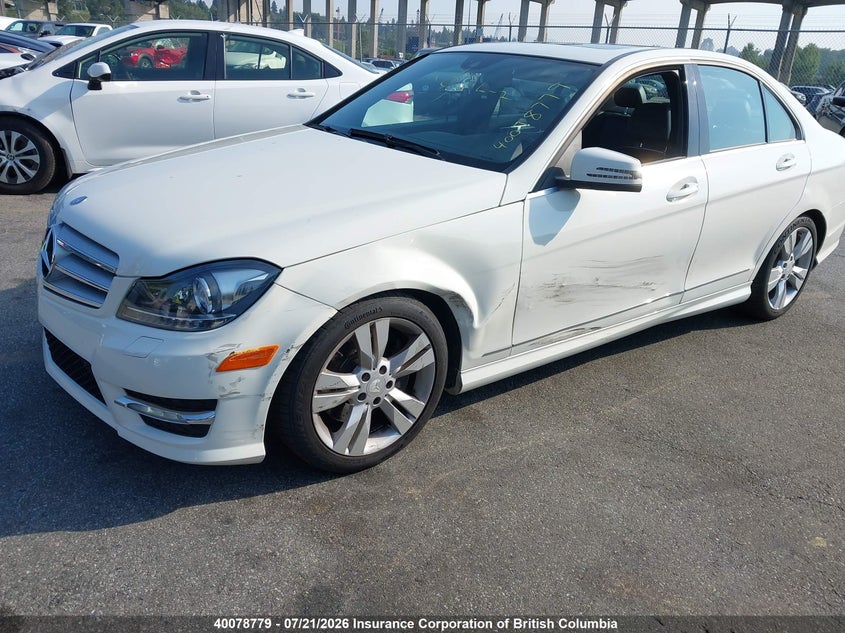 2012 Mercedes-Benz C 300 4Matic VIN: WDDGF8BB0CA729033 Lot: 40078779