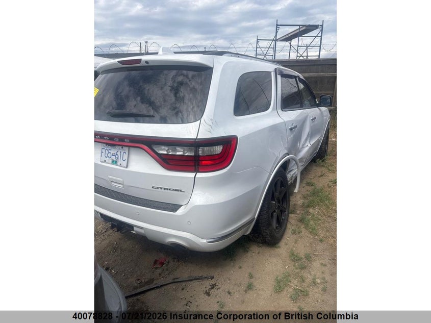 Vin: 1c4sdjet2gc428988, lot: 30095549, dodge durango citadel 20164