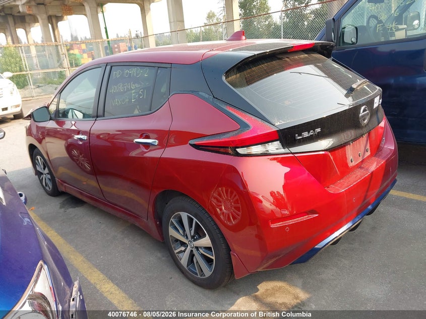 Vin: 1n4bz1bv5nc557768, lot: 30095626, nissan leaf s plus 20223