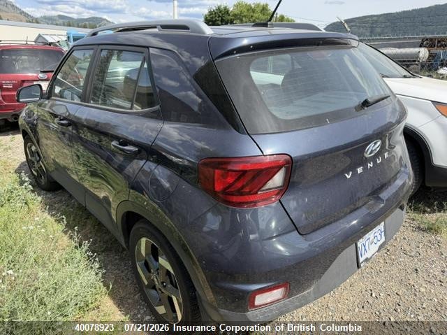 Vin: kmhrc8a33ru334207, lot: 30095668, hyundai venue 20243