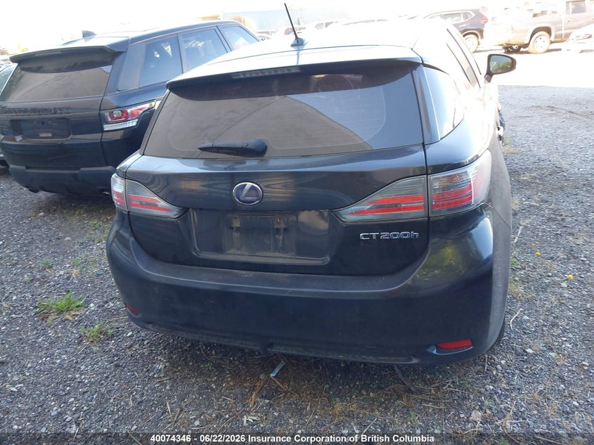 2011 Lexus Ct 200 VIN: JTHKD5BH2B2039241 Lot: 40074346