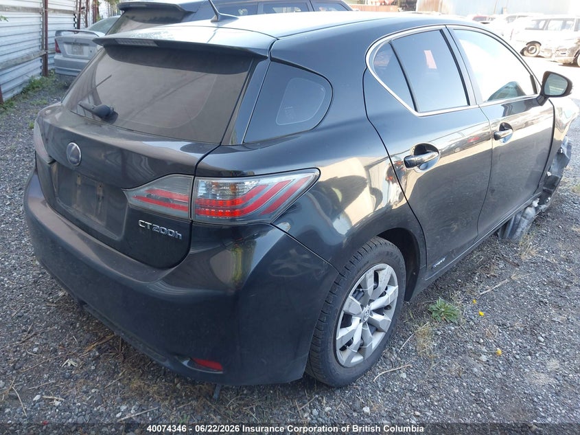 Vin: jthkd5bh2b2039241, lot: 30095678, lexus ct 200 20114