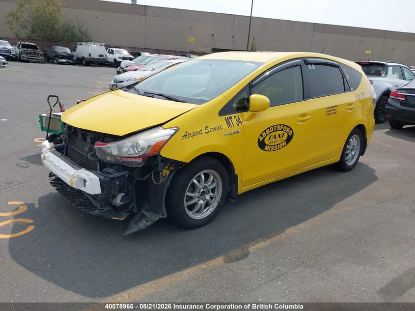 Vin: jtdzn3euxfj022001, lot: 30095723, toyota prius 20152
