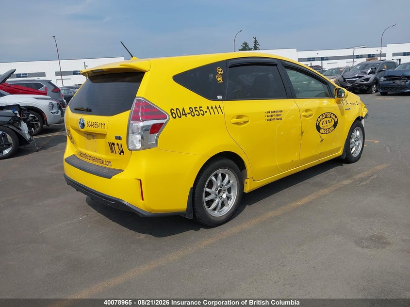 Vin: jtdzn3euxfj022001, lot: 30095723, toyota prius 20154