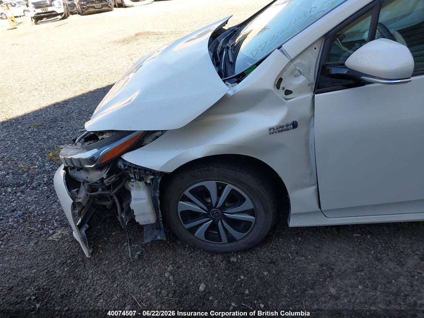 Vin: jtdkarfp2k3114503, lot: 30095759, toyota prius prime 20192