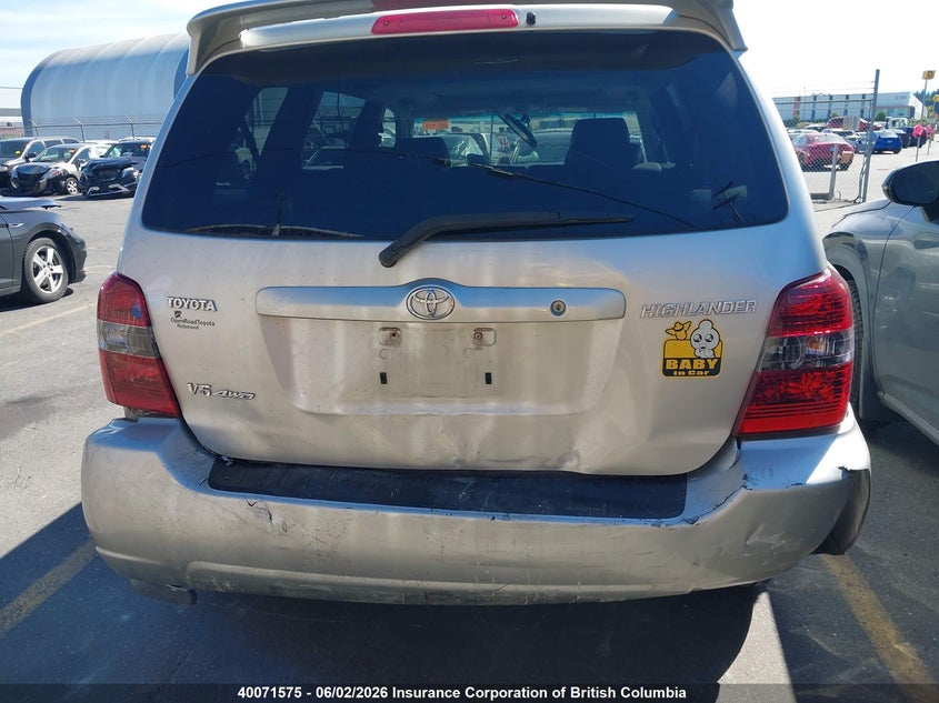 2007 Toyota Highlander Sport/Limited VIN: JTEEP21A170196427 Lot: 40071575